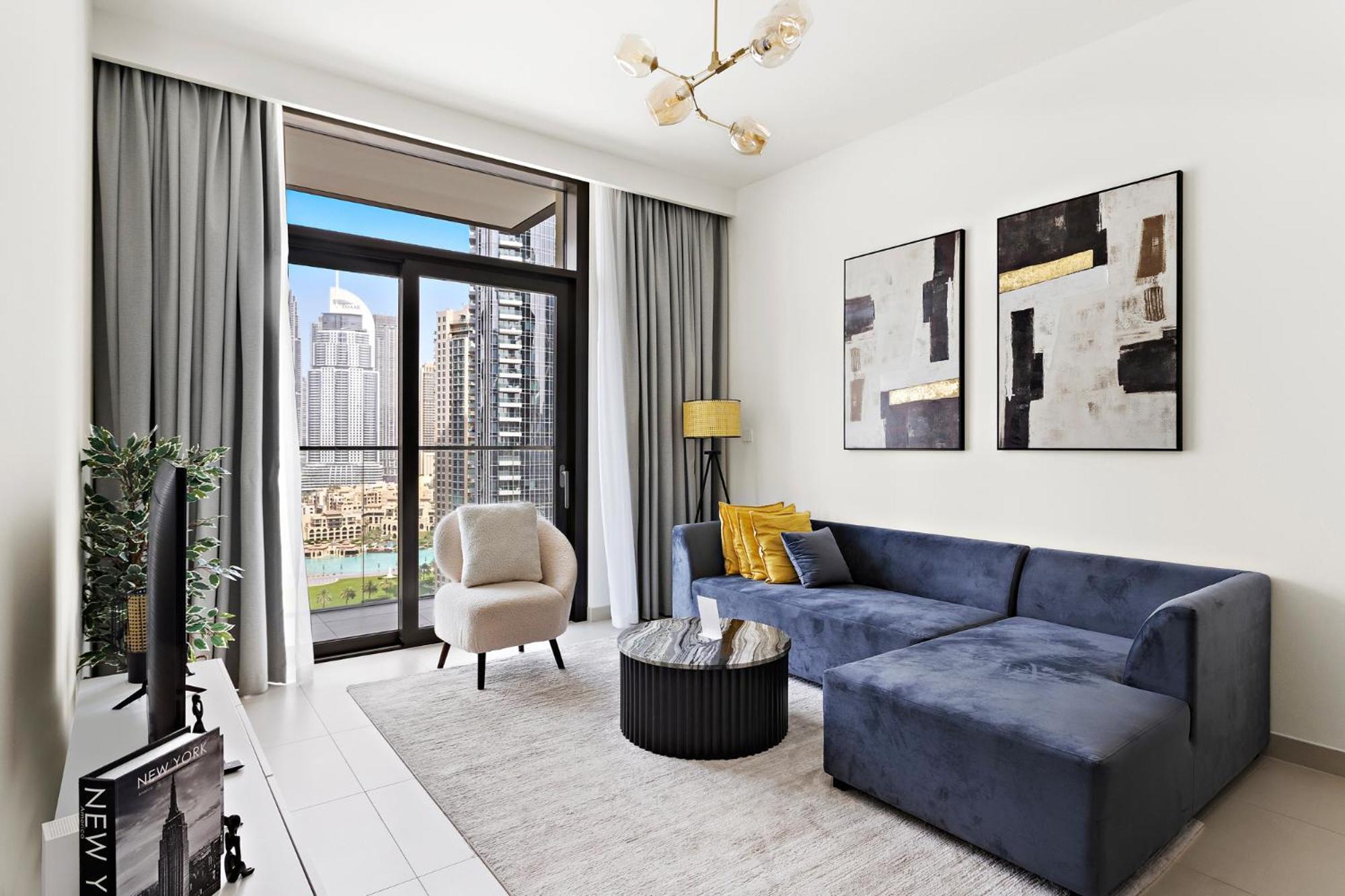 Aliving - Elegant 1br With Burj Khalifa View, Burj Crown, Downtown Apartment Dubai